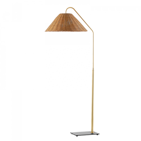 Mitzi Lauren 1 Light Floor Lamp Model: HL599401-AGB/TBK