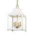 Mitzi Leigh Lantern in Aged Brass / Navy Finish Model: H259704S-AGB/NVY