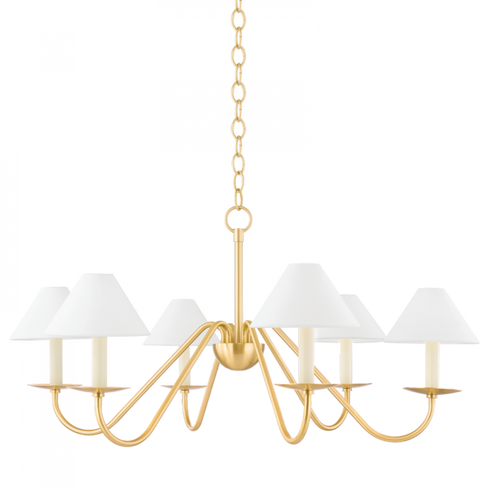 Mitzi Lenore 6 Light Chandelier Model: H464806-SBK