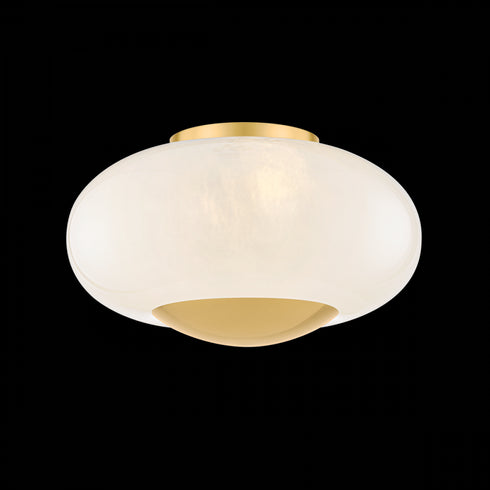 Mitzi LOTTIE Flush Mount in Aged Brass Finish Model: H899501-AGB