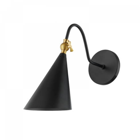 Mitzi Lupe 1 Light Wall Sconce Model: H285101-AGB/SBK