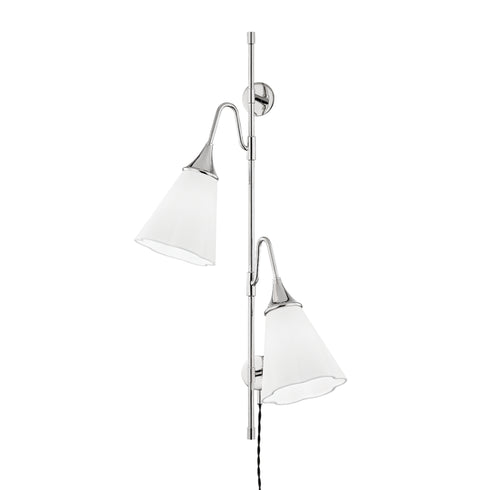Mitzi Mara Wall Sconce in Polished Nickel Finish Model: HL356102-PN