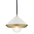 Mitzi Marnie Pendant in Aged Brass Soft Off White Finish Model: H139701S-AGB/WH