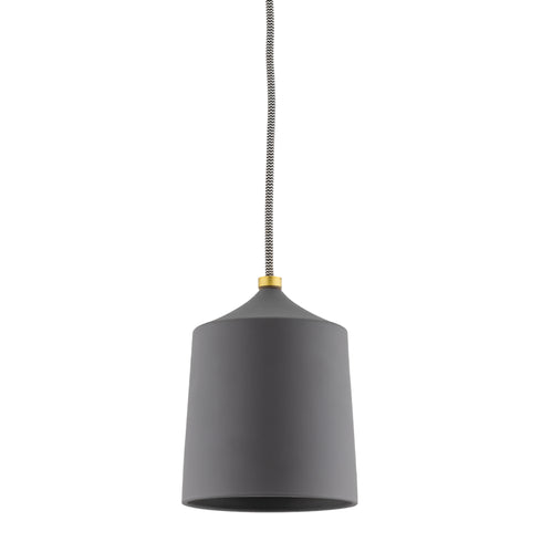 Mitzi Megan Pendant in Aged Brass / Matte Black Finish Model: H339701-AGB/MB
