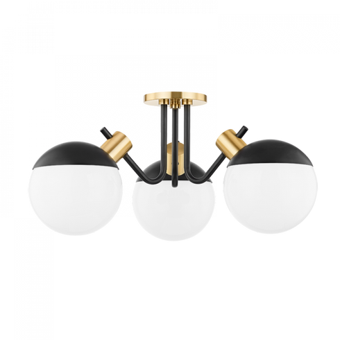 Mitzi Miranda 3 Light Semi Flush Model: H573603-AGB/SBK