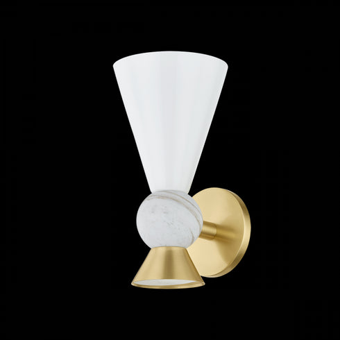 Mitzi Mona Wall Sconce in Aged Brass Finish Model: H908101-AGB