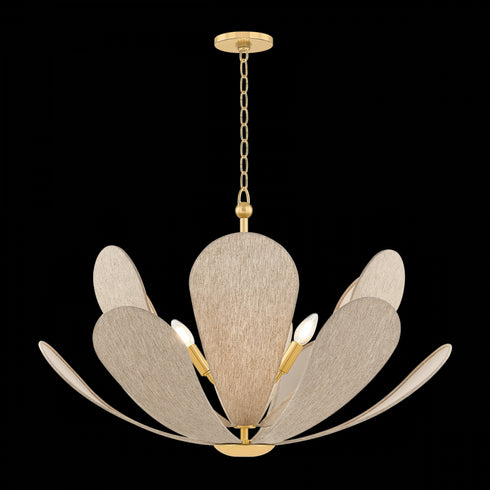 Mitzi NADINE Chandelier in Aged Brass Finish Model: H1024806-AGB