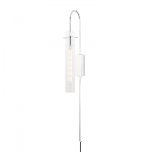 Mitzi Nettie 1 Light Wall Sconce With Plug Model: HL527201-PN