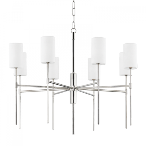 Mitzi Olivia 8 Light Chandelier Model: H223808-PN