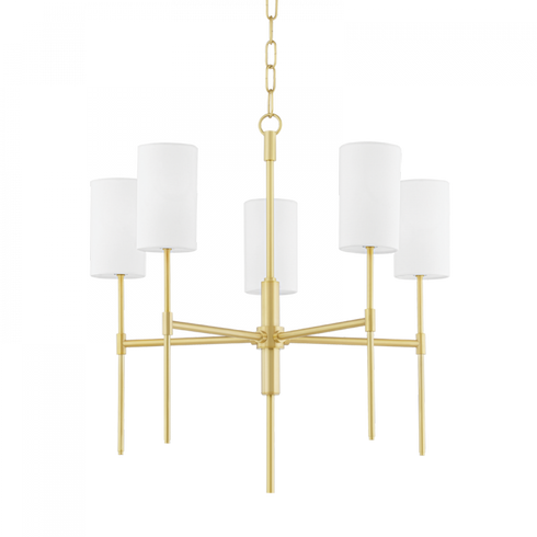 Mitzi Olivia Chandelier in Aged Brass Finish Model: H223805-AGB