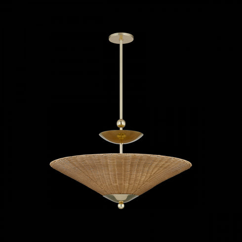 Mitzi Perilla Pendant in Aged Brass Finish Model: H968701-AGB