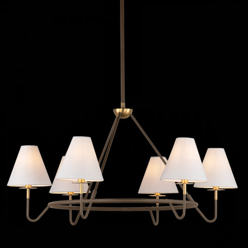 Mitzi POLLY Chandelier in Aged Brass / Bronze Finish Model: H984806-AGB/BRZ