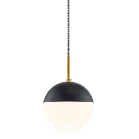 Mitzi Renee 1 Light Pendant Model: H344701-PN/BK