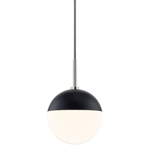 Mitzi Renee 1 Light Pendant Model: H344701-PN/BK