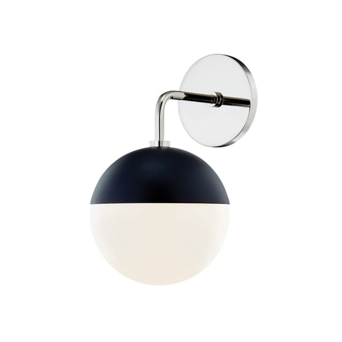 Mitzi Renee 1 Light Wall Sconce Model: H344101-PN/BK