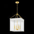 Mitzi Rosalie Lantern in Aged Brass/Soft Arctic Blue Finish Model: H932704L-AGB/SAO