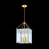 Mitzi Rosalie Lantern in Aged Brass/Soft Arctic Blue Finish Model: H932704S-AGB/SAO