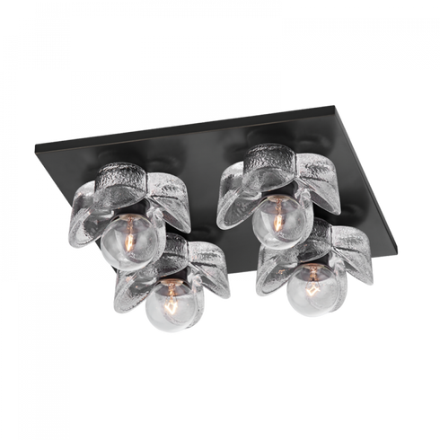 Mitzi Shea 4 Light Flush Mount Model: H410504-OB