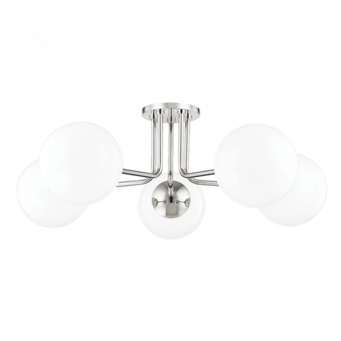 Mitzi Stella 5 Light Semi Flush Model: H105605-PN