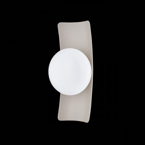 Mitzi Terra Wall Sconce in Aged Brass/Ceramic Antique Ivory Finish Model: H913101-AGB/CAI