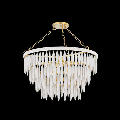 Mitzi Tiffany 4 Light Chandelier Model: H805804-AGB