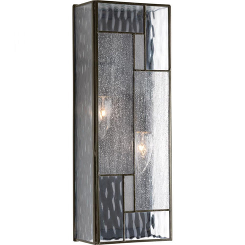 Progress Geometric P560048 129 2 60 Watt MED WALL LANTERN in Architectural Bronze Finish Model: P560048-129