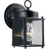 Progress Flat Glass Lantern P5607 09 1 100 Watt MED WALL LANTERN in Brushed Nickel Finish Model: P5607-09
