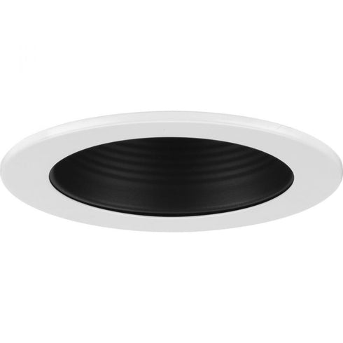 Progress 4 Inch Recessed Trim P804000 020 4IN STEP BAFFLE TRIM in Antique Bronze Finish Model: P804000-020