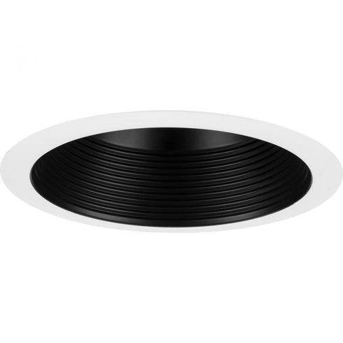 Progress 6 Inch Shallow Recessed Trim P806006 028 6IN SHLW BAFFLE TRIM in Satin White Finish Model: P806006-028