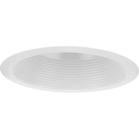 Progress 6 Inch Shallow Recessed Trim P806006 028 6IN SHLW BAFFLE TRIM in Satin White Finish Model: P806006-028