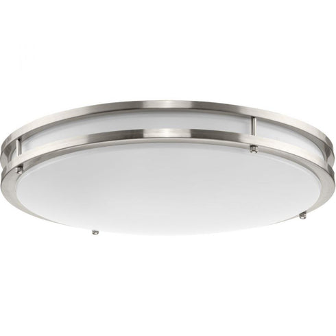 Progress Abide LED Abide Collection 5 CCT Integrated LED in Brushed Nickel Contemporary 17.7 Inch Large Flush Mount Light Model: P350276-009-CS