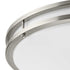 Progress Abide LED Abide Collection 5 CCT Integrated LED in Brushed Nickel Contemporary 17.7 Inch Large Flush Mount Light Model: P350276-009-CS