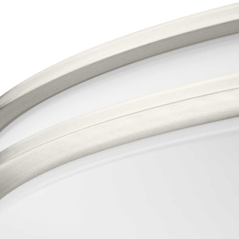 Progress Abide LED Abide Collection 5 CCT Integrated LED in Brushed Nickel Contemporary 32.28 Inch Extra Large Flush Mount Model: P350277-009-CS