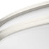 Progress Abide LED Abide Collection 5 CCT Integrated LED in Brushed Nickel Contemporary 32.28 Inch Extra Large Flush Mount Model: P350277-009-CS