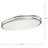 Progress Abide LED Abide Collection 5 CCT Integrated LED in Brushed Nickel Contemporary 32.28 Inch Extra Large Flush Mount Model: P350277-009-CS