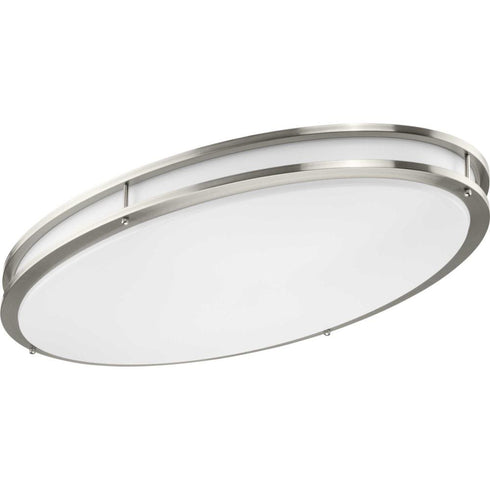 Progress Abide LED Abide Collection 5 CCT Integrated LED in Brushed Nickel Contemporary 32.28 Inch Extra Large Flush Mount Model: P350277-009-CS