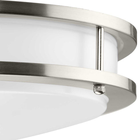 Progress Abide LED Abide Collection 5 CCT Integrated LED in Brushed Nickel Contemporary 32.28 Inch Extra Large Flush Mount Model: P350277-009-CS