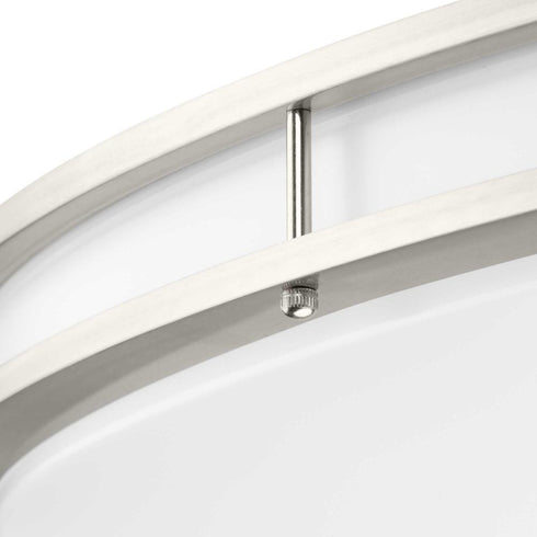 Progress Abide LED Abide Collection 5 CCT Integrated LED in Brushed Nickel Contemporary 32.28 Inch Extra Large Flush Mount Model: P350277-009-CS