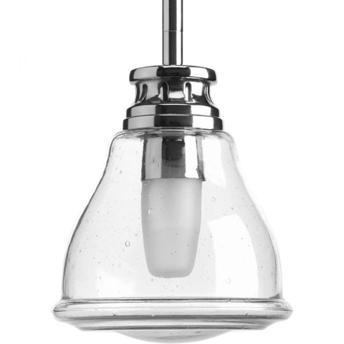 Progress Academy One Light Mini Pendant in Polished Chrome Finish Model: P5097-15