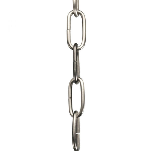 Progress Accessory Chain P8757 09 10 Foot 9ga (.148) CHAIN in Brushed Nickel Finish Model: P8757-09