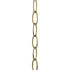 Progress Accessory Chain P8758 163 4FT OF 9 GAUGE CHAIN in Vintage Brass Finish Model: P8758-163