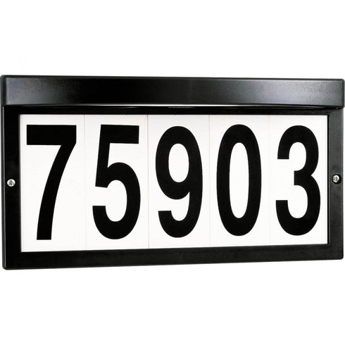 Progress Address Light P5968 31WB 2 5 Watt INCAND ADDRESS HSG in Textured Black Finish Model: P5968-31WB