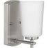 Progress Adley P300465 009 1 Light BATH in Brushed Nickel Finish Model: P300465-009