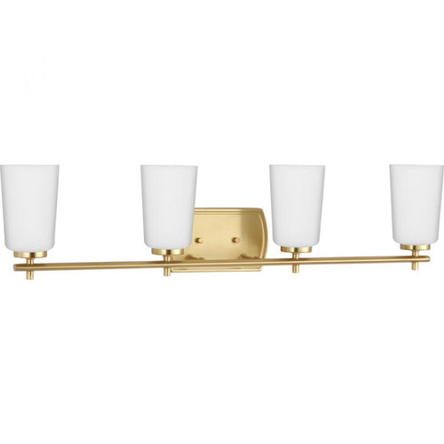 Progress Adley P300468 009 4 Light BATH in Brushed Nickel Finish Model: P300468-009