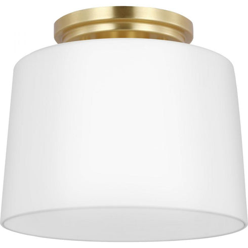 Progress Adley P350260 009 1 Light FLUSHMT in Brushed Nickel Finish Model: P350260-009
