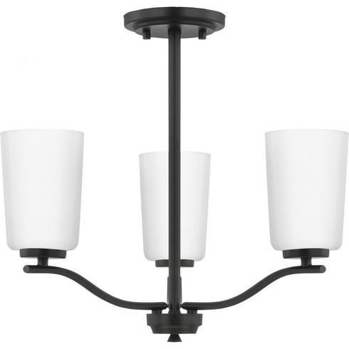 Progress Adley P400349 009 3 Light CHANDELIER CONV in Brushed Nickel Finish Model: P400349-009