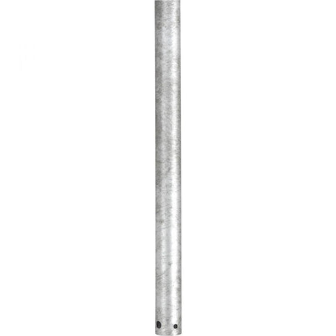 Progress AirPro Fan Downrod P2607 09 48 Inch FAN DOWNROD in Brushed Nickel Finish Model: P2607-09