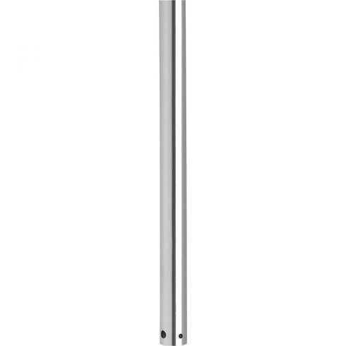 Progress AirPro Fan Downrod P2607 09 48 Inch FAN DOWNROD in Brushed Nickel Finish Model: P2607-09