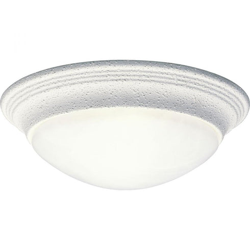 Progress Alabaster Glass P3688 09 1 60 Watt MED CLSE TO CLG in Brushed Nickel Finish Model: P3688-09