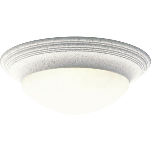 Progress Alabaster Glass P3697 09 3 60 Watt MED CLSE TO CLG in Brushed Nickel Finish Model: P3697-09